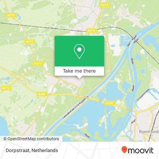 Dorpstraat, 6085 Horn map