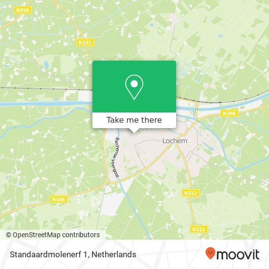 Standaardmolenerf 1, 7241 MZ Lochem map