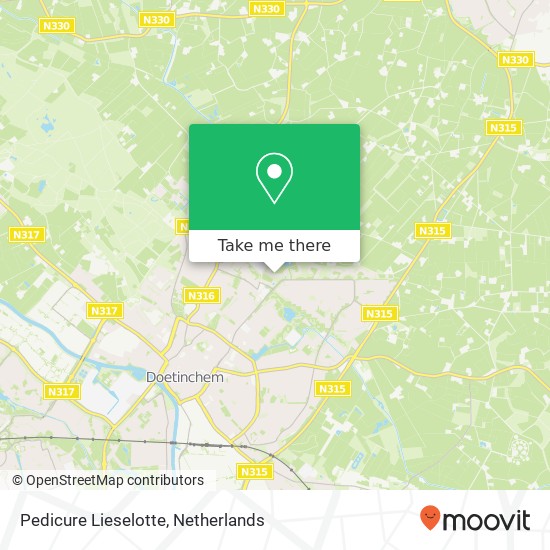 Pedicure Lieselotte, Beukenhage 7 map