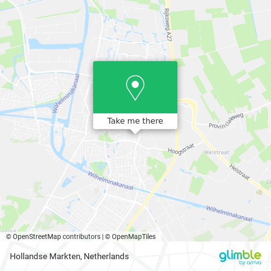 Hollandse Markten Karte