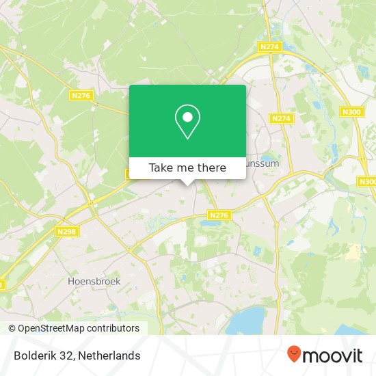 Bolderik 32, 6444 VR Brunssum map