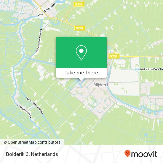 Bolderik 3, 3641 VL Mijdrecht map