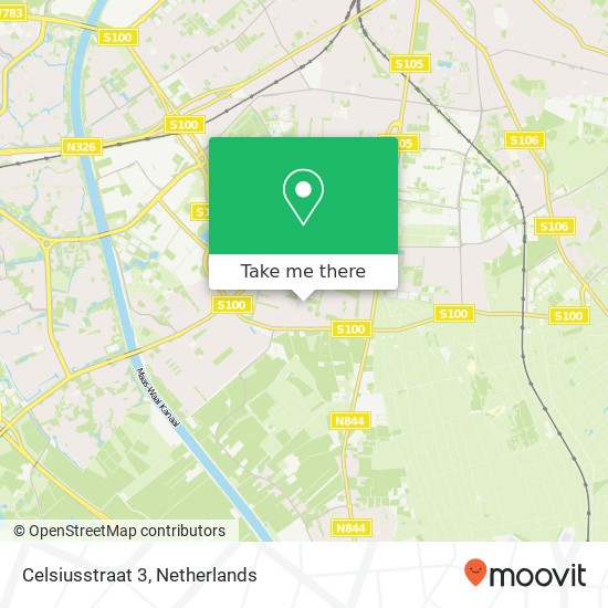 Celsiusstraat 3, 6533 JB Nijmegen map