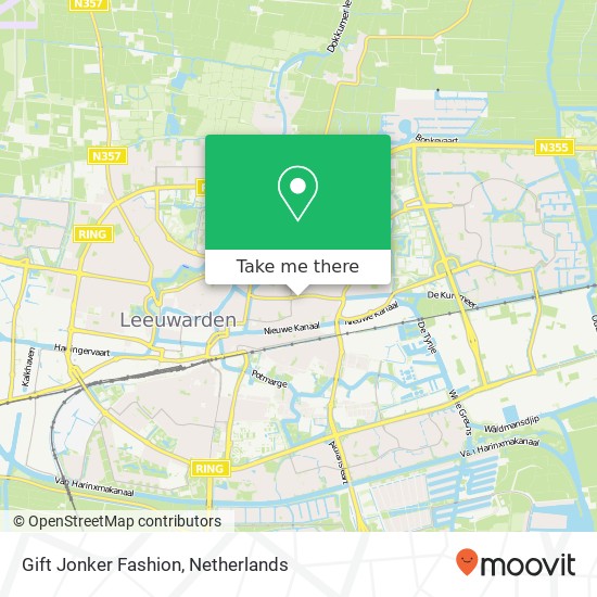 Gift Jonker Fashion, Zuidvliet 298 map