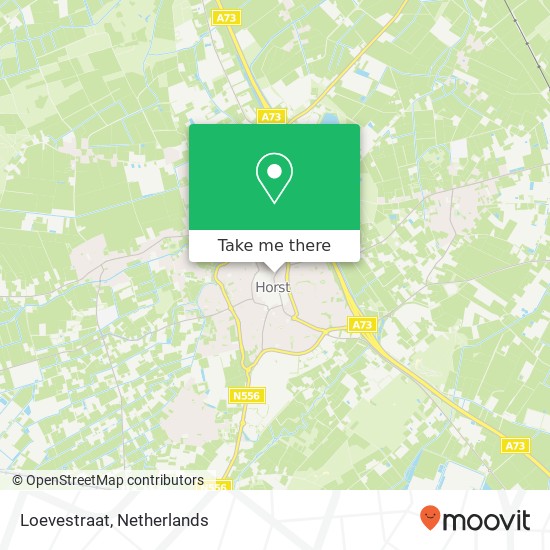 Loevestraat, Loevestraat, 5961 Horst, Nederland map