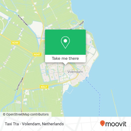 Taxi Tta - Volendam map