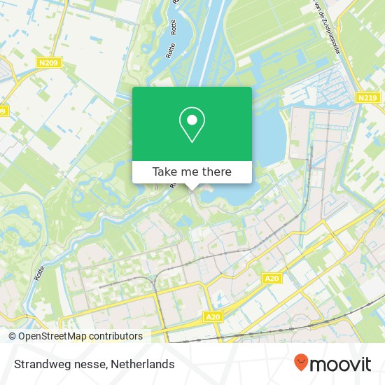 Strandweg nesse, 2761 Zevenhuizen map