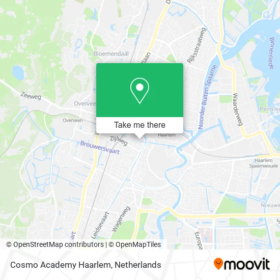 Cosmo Academy Haarlem map