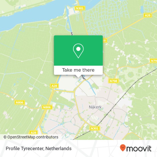 Profile Tyrecenter, Edisonstraat 17 map