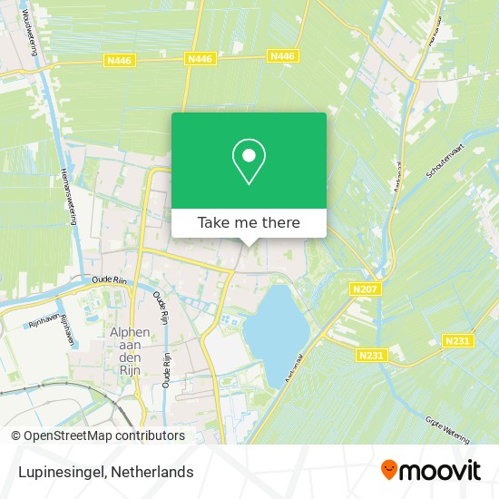 Lupinesingel map