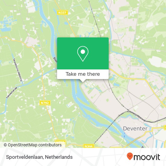 Sportveldenlaan, 7412 Deventer map