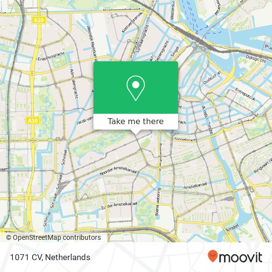 1071 CV, 1071 CV Amsterdam, Nederland map