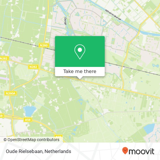 Oude Rielsebaan, 5044 Tilburg map