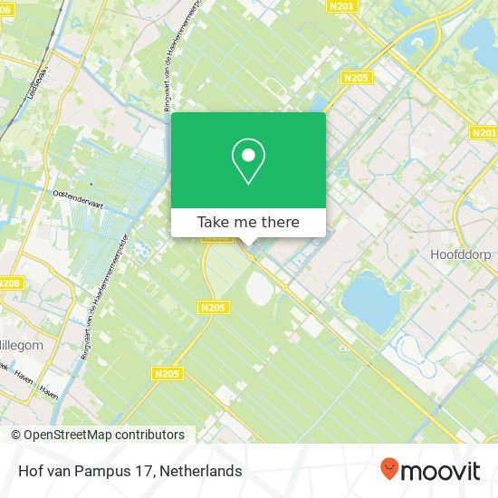 Hof van Pampus 17, 2134 Hoofddorp map