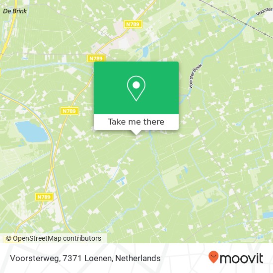 Voorsterweg, 7371 Loenen Karte