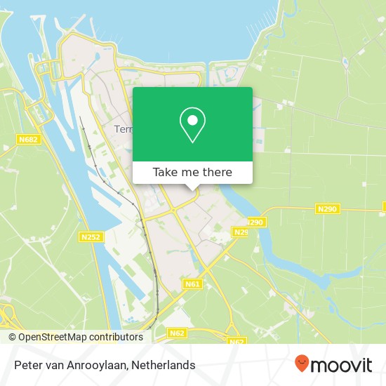 Peter van Anrooylaan, 4536 EM Terneuzen map