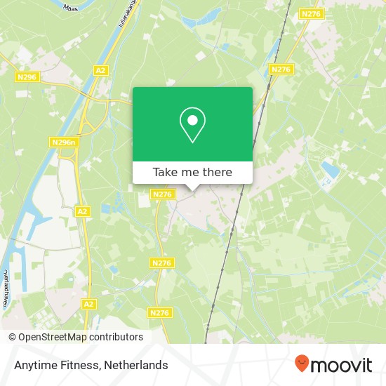 Anytime Fitness, Marktstraat 2A map