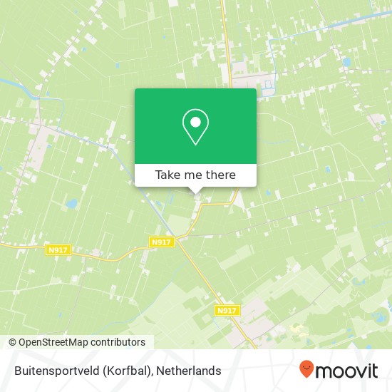 Buitensportveld (Korfbal), Uthof map