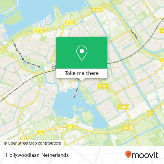 Hollywoodlaan, Hollywoodlaan, 1325 HM Almere, Nederland map