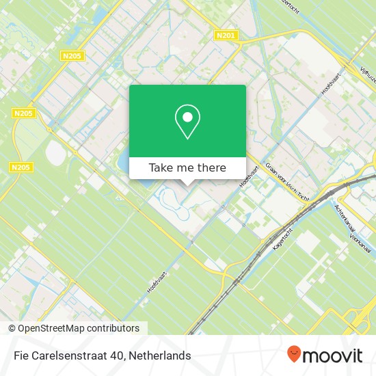 Fie Carelsenstraat 40, Fie Carelsenstraat 40, 2135 TE Hoofddorp, Nederland Karte