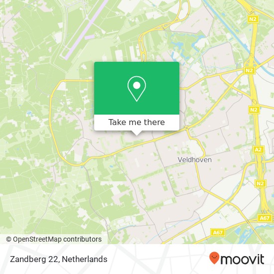 Zandberg 22, 5508 DA Veldhoven map