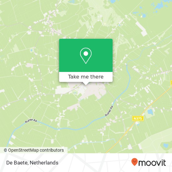 De Baete, Wolvenweg map