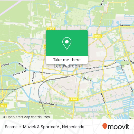 Scamele -Muziek & Sportcafé-, Ruiterskwartier 103 map