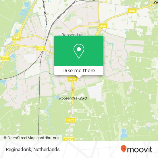 Reginadonk, Reginadonk, 4707 Roosendaal, Nederland Karte