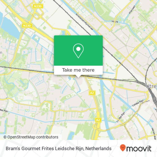 Bram's Gourmet Frites Leidsche Rijn, Brusselplein 13 map