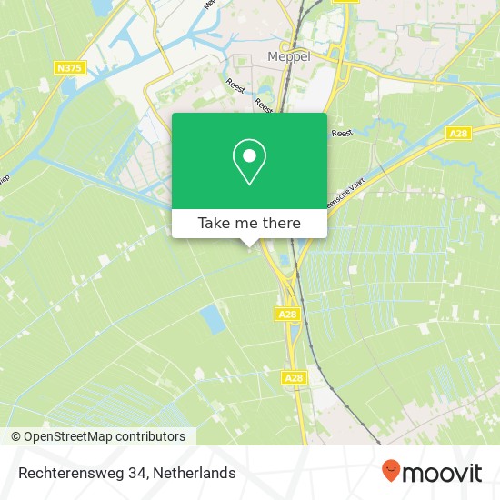 Rechterensweg 34, 7951 KW Staphorst map