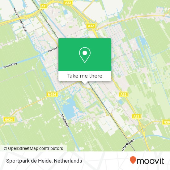 Sportpark de Heide, It Hege Stik map