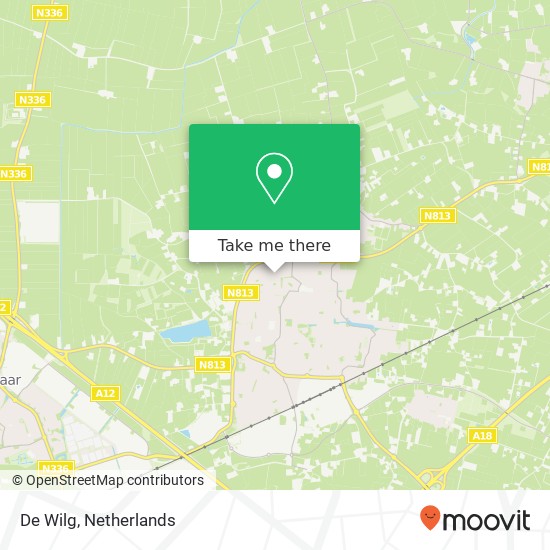 De Wilg, De Wilg, 6941 XT Didam, Nederland map