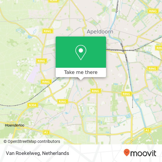 Van Roekelweg, 7335 HA Apeldoorn map