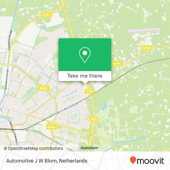 Automotive J W Blom, De Rotstuin 49 map