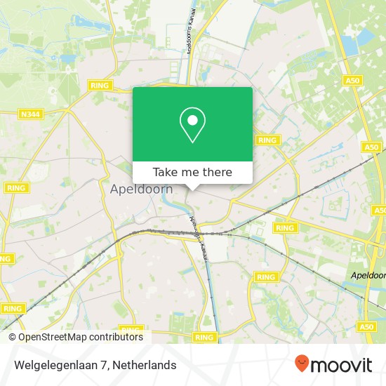 Welgelegenlaan 7, 7321 AR Apeldoorn map