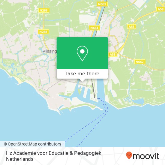 Hz Academie voor Educatie & Pedagogiek, Edisonweg 4 map