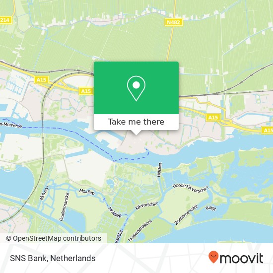 SNS Bank, Kerkbuurt 43 map