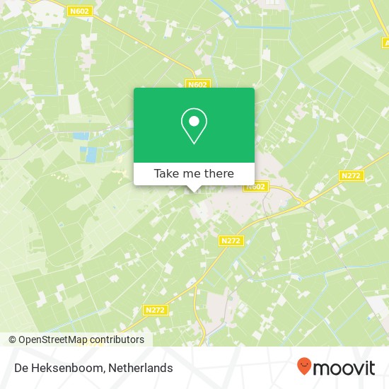 De Heksenboom, Bosweg Karte