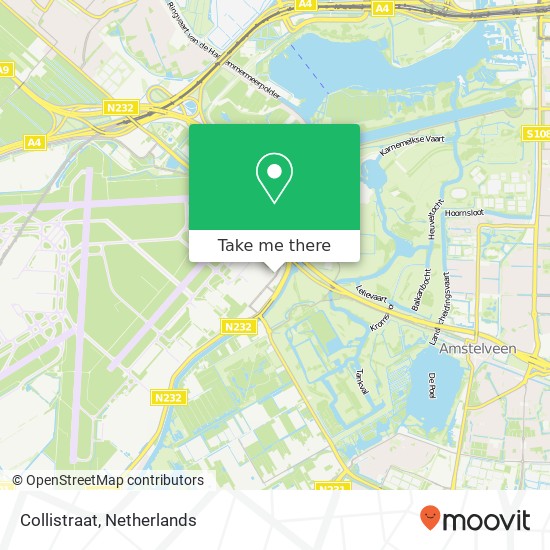 Collistraat, 1117 CJ Luchthaven Schiphol map