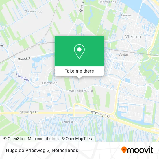 Hugo de Vriesweg 2 map