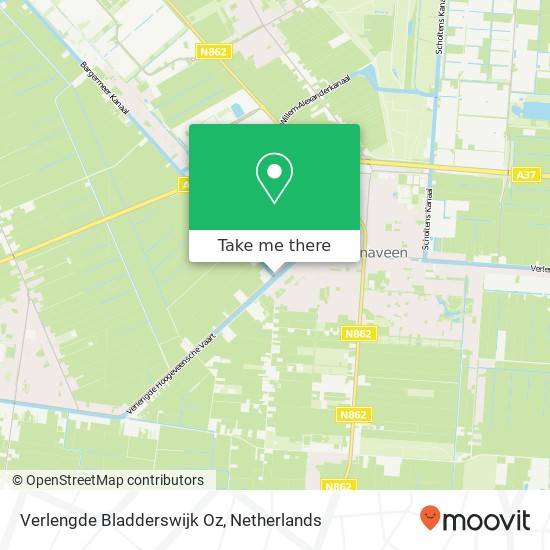 Verlengde Bladderswijk Oz, 7891 AN Klazienaveen Karte
