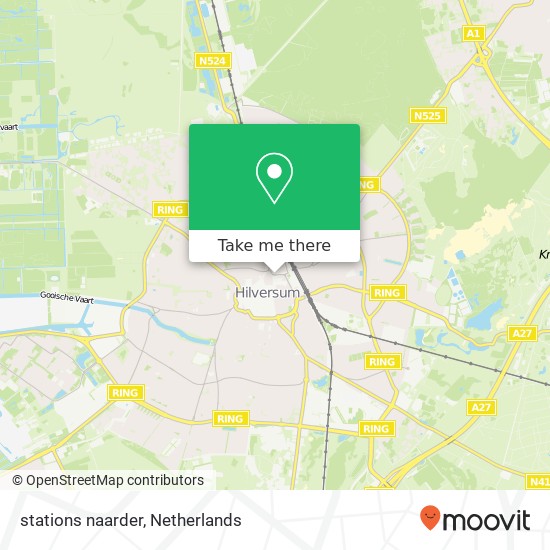 stations naarder, 1211 EP Hilversum map