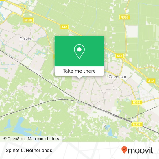 Spinet 6, 6904 PE Zevenaar map