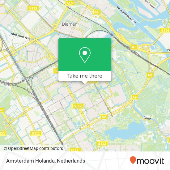 Amsterdam Holanda map