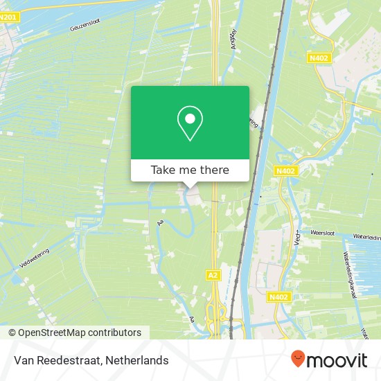 Van Reedestraat, 3626 AJ Nieuwer-ter-Aa map