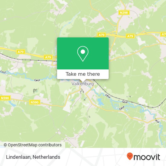 Lindenlaan, 6301 GX Valkenburg map