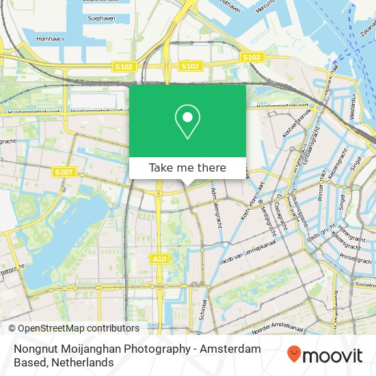 Nongnut Moijanghan Photography - Amsterdam Based, Mercatorstraat map