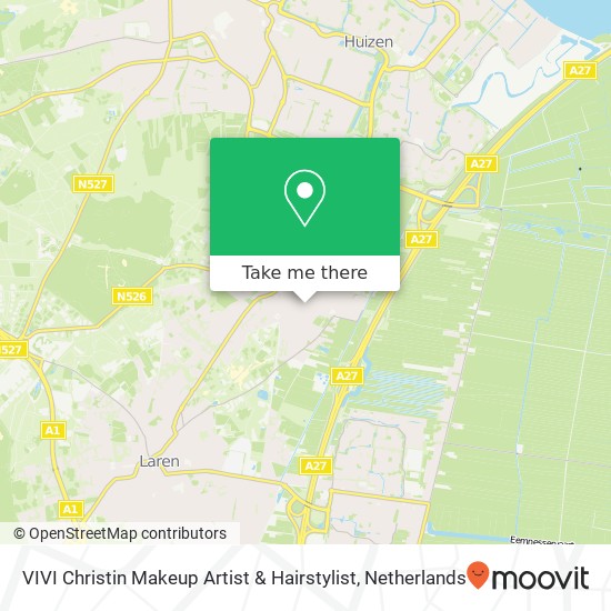 VIVI Christin Makeup Artist & Hairstylist, Wethouder de Klerkhof 12 map