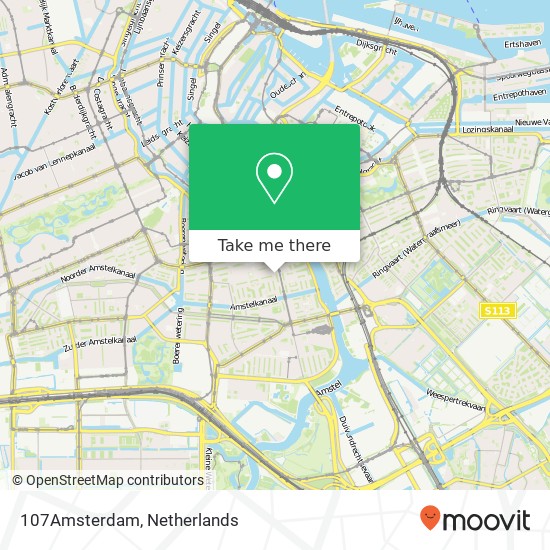 107Amsterdam, 107Amsterdam, Mauvestraat 5, 1073 RE Amsterdam, Nederland map