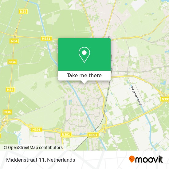 Middenstraat 11 map